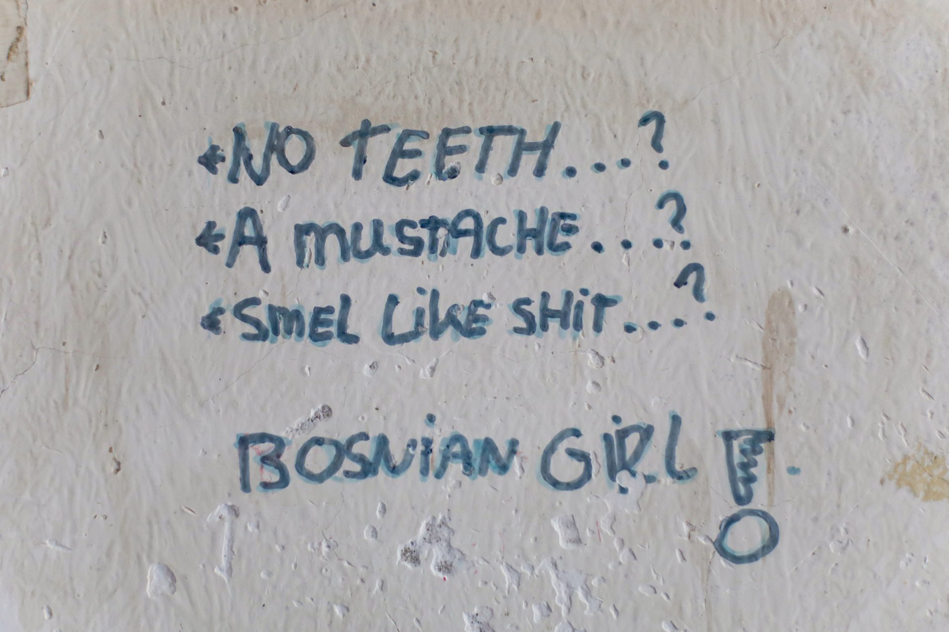 Srebrenica - Graffiti
